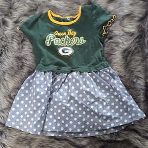 NFL Green and Yellow Casual Sundress